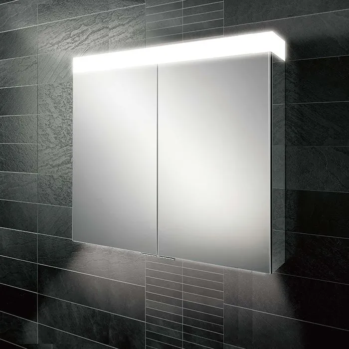 조명 된 욕실 캐비닛